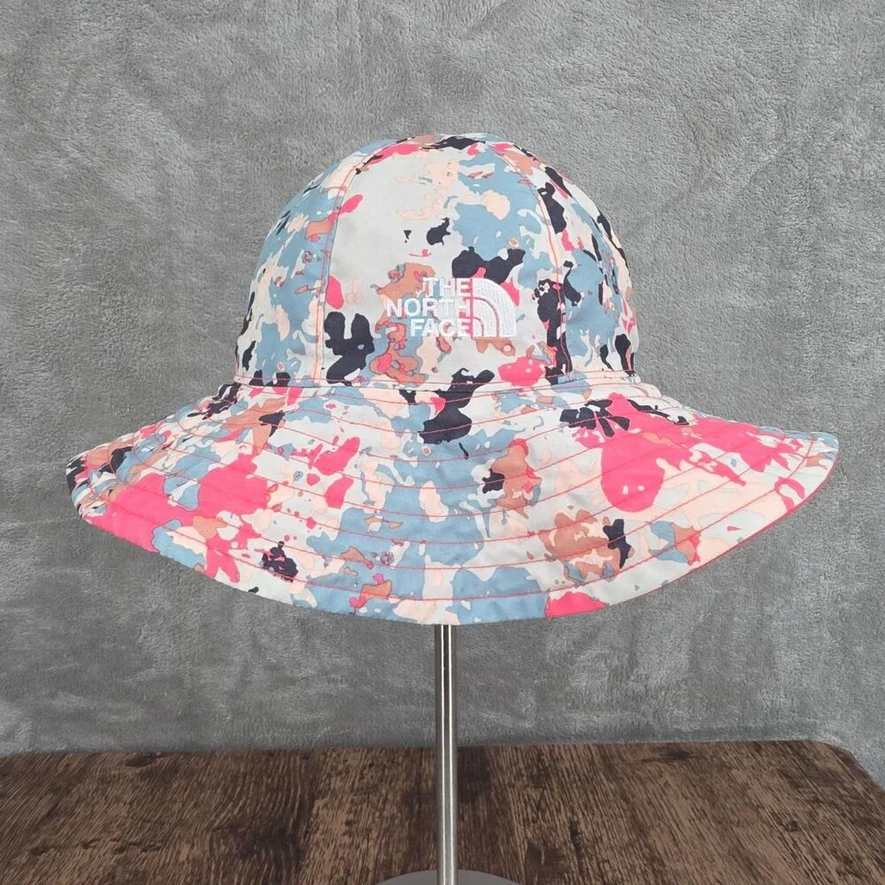 The North Face Littles Brimmer Sun Hat Reversible Colorful UPF 40+ Unisex Splash